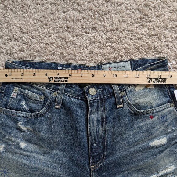 NWT AG Adriano Goldschmied The Phoebe Vintage High Waist Tapered Leg Jeans - Picture 15 of 16